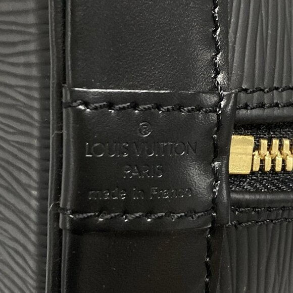 LOUIS VUITTON Alma M52142 Noir Gold Hardware Epi - AR1010 Handbag - Picture 10 of 10